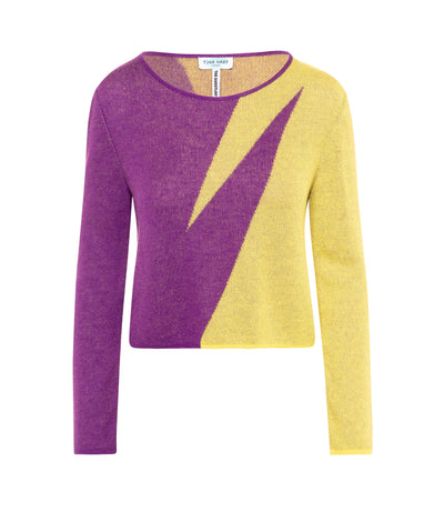 Hera Sweater "Flash" | Purple Sweater THE GUESTLIST